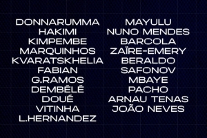 开云APP-巴黎主场迎战昂热名单：登贝莱领衔锋线，马尔基尼奥斯坐镇后防